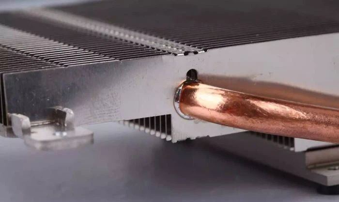 fin stack soldering heatsink