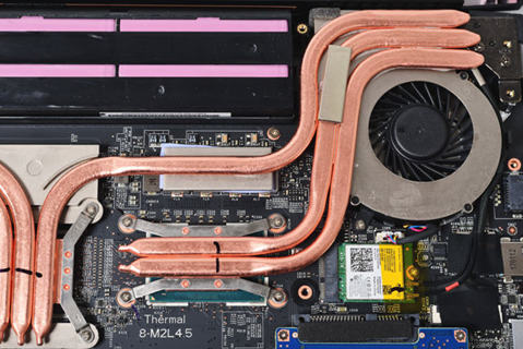 laptop thermal heatsink