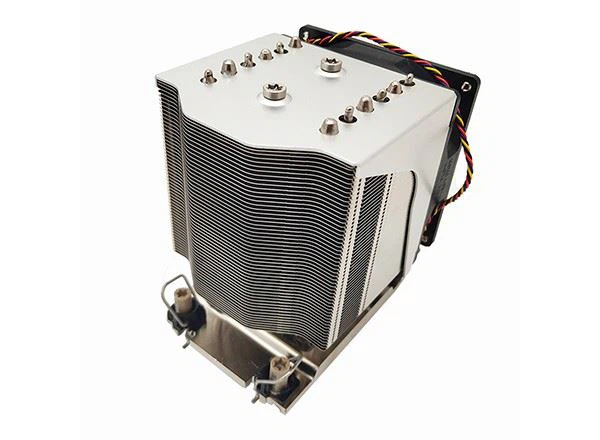 Aluminum Tower Fin Copper Plate 4U Active CPU Heat Sink For LGA4189