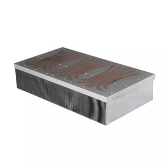 히트 파이프가 있는 알루미늄 스카이빙 핀 방열판