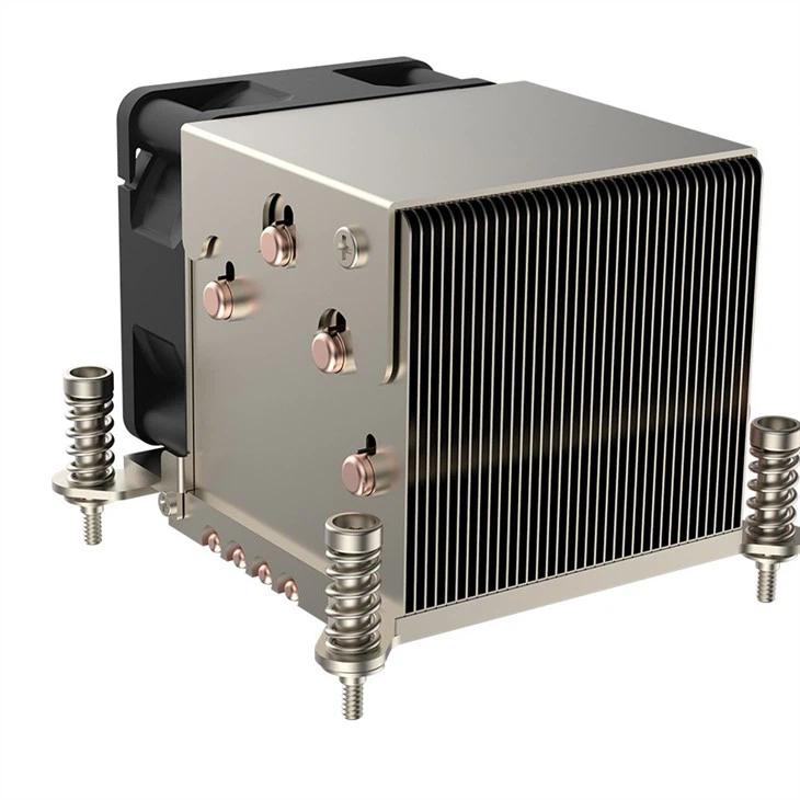 Heat Pipe Aluminum Zipper Fin Radiator