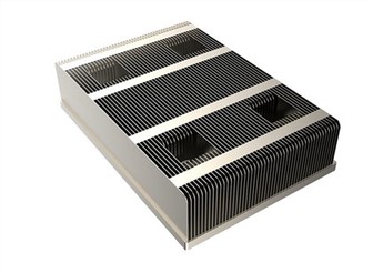 히트 파이프가 있는 알루미늄 지퍼 핀 GPU 라디에이터